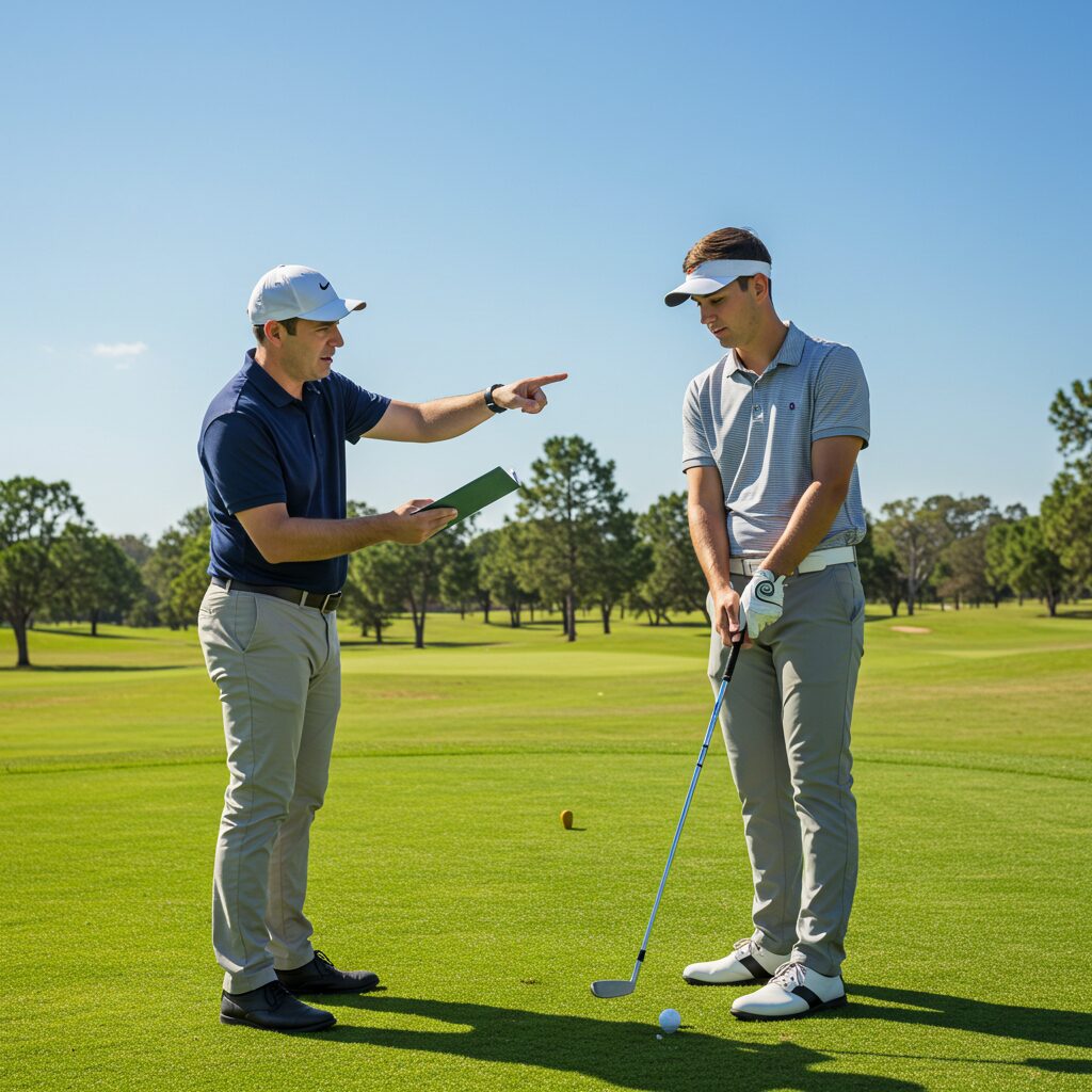 初回カウンセリングとスイング診断